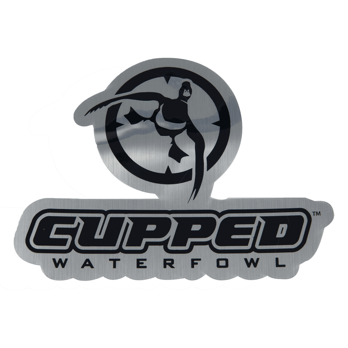 Silver Cupped Waterfowl Sticker